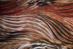 Vævet viskose crepe med stretch og print 320 gr.mt - sort, chokoladebrun, rødbrun, beige, pink, offwhite mm.