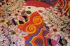 Silke/ bomuld med print - multicolor