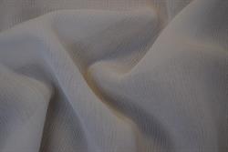 Viskose med piskesmælds struktur 140/120 g/m2 - Offwhite