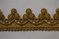 Blonde bort - guld lurex
