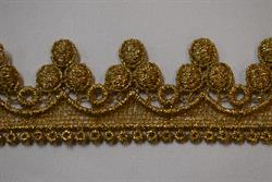 Blonde bort - guld lurex