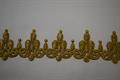 Blonde bort - guld lurex