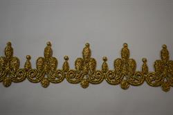 Blonde bort - guld lurex