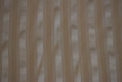 Silkechiffon med striber - Offwhite