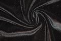 Stretch velour med glimmer - Sort