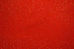 Mesh med glitter - 80 g/m2 - Rød/sølv.