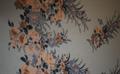 Jacquard med silke 180g/m -  Lys laks, laks, grå, sølv lurex, lys lilla og orange