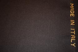 Beklædningsuld/ uld flannel  -  mørk chokoladebrun 360/380 g/mtl