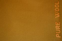 Beklædningsuld/ uld flannel  -  kold karrygul 360/380 g/mtl