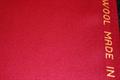 Beklædningsuld/ uld flannel  - rød 360/380 g/mtl