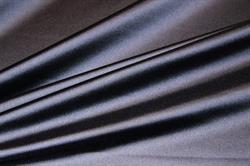 "Fed" polyester satin med stretch 360/380 gr.mt. - mørk marine