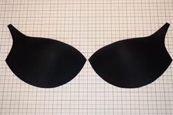 BH-skål med lidt polstring (fyld)  / Bra Cup with a slight uplift - Sort - str. 46. 