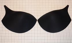 BH-skål med lidt polstring (fyld)  / Bra Cup with a slight uplift - Sort - str. 52. 