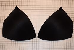 BH-skål uden polstring (fyld) / Bra Cup without uplift - sort - str. 6. 
