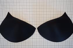 BH-skål uden polstring (fyld) / Bra Cup without uplift - sort - str. 110. 