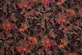 Uld/silke med print - blomst
