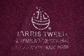 Harris Tweed (Hebrides) med sildebensvævning 500 g/m - Cerise melange