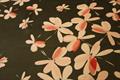 Silke med print - army m/ rosa og koral blomst