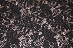 Stretchblonde blomst - sort